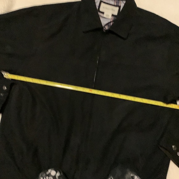 St. Johns Bay Classic Black Zip up Jacket - Picture 3 of 4